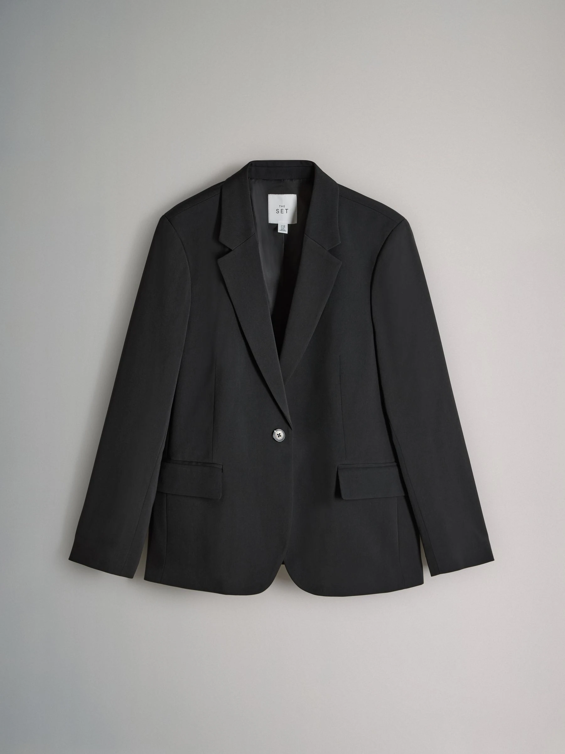 Zwart - The Set Single Breasted Blazer