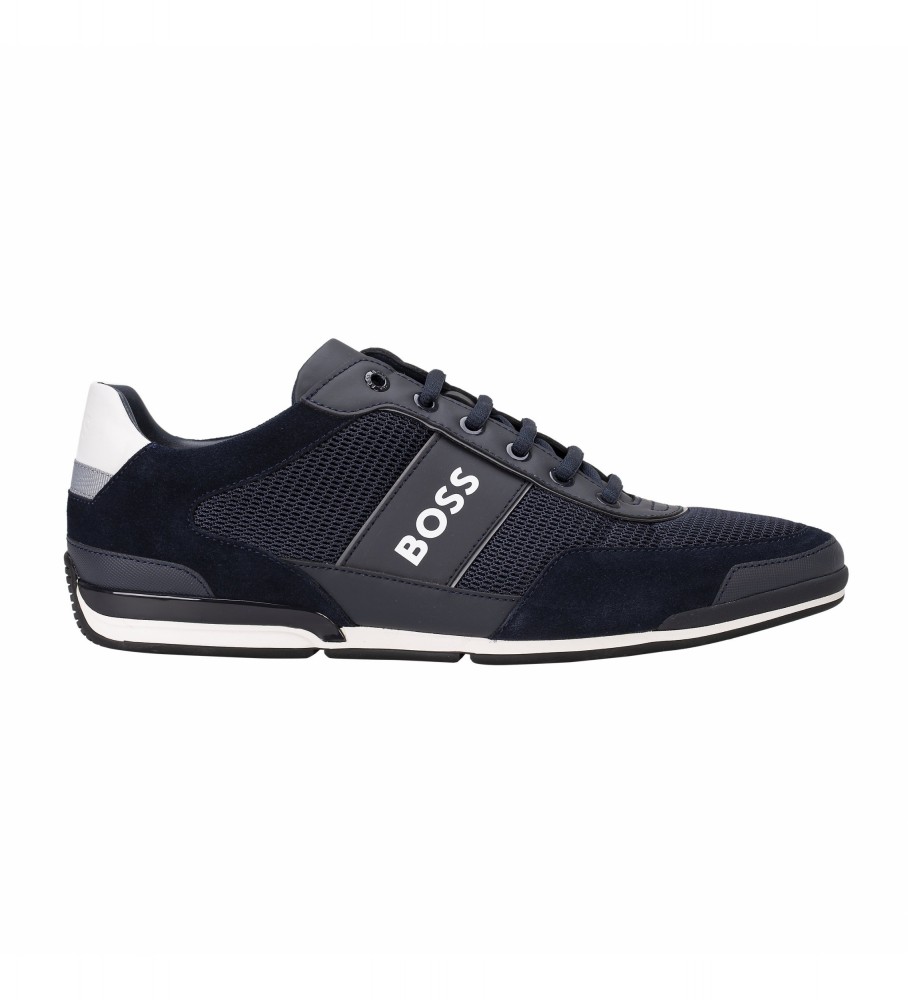Tênis BOSS Saturn Low Azul Marinho
