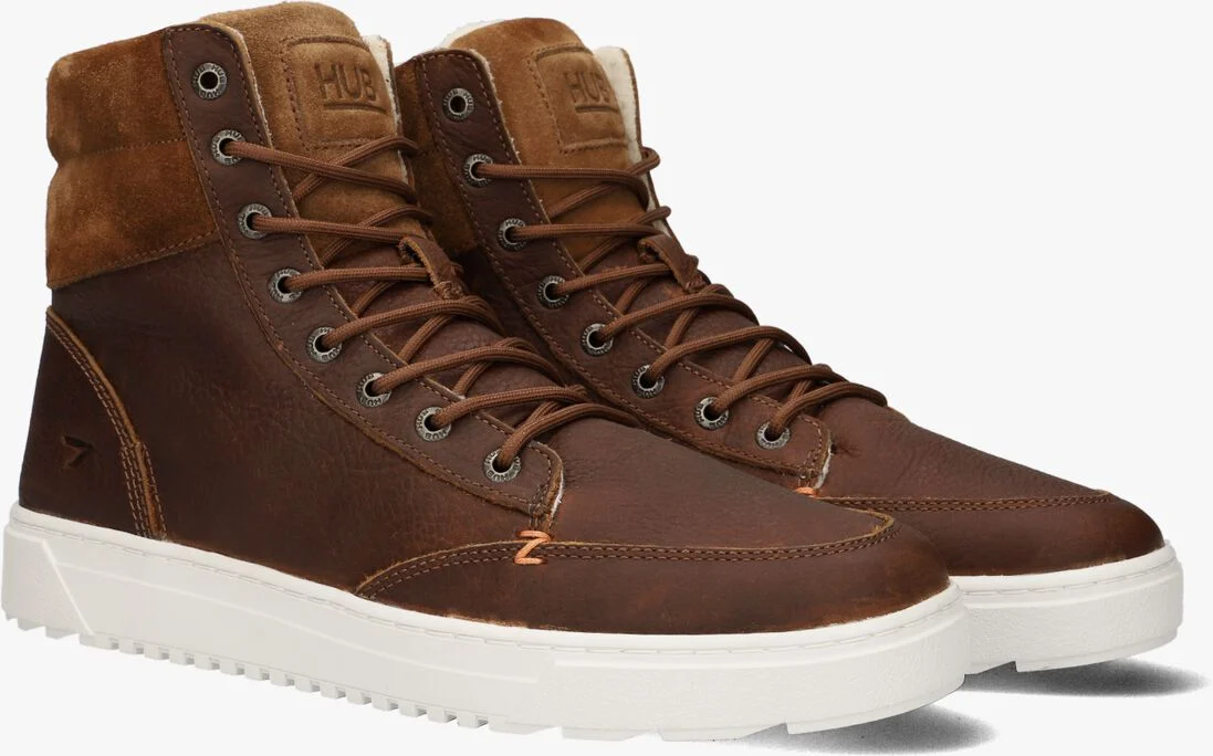 HUB cognac hub hoge sneaker dublin 2.0