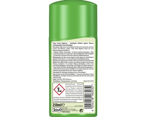 TetraPond AlgoFree 250 ml algendoder