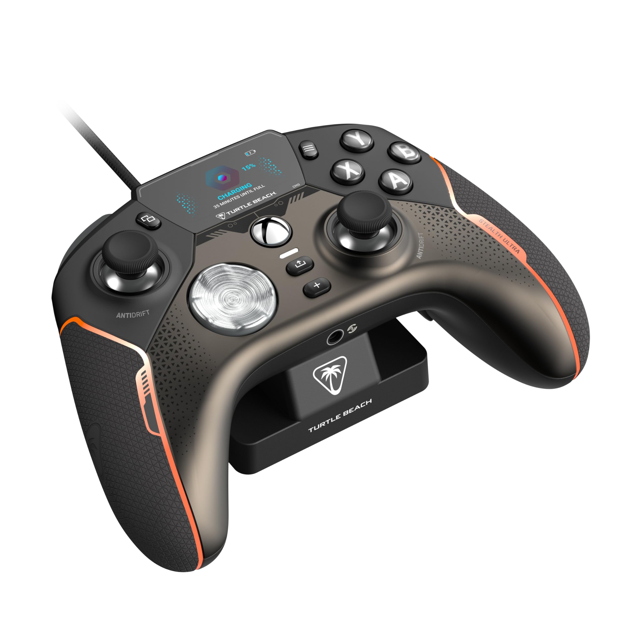 Turtle Beach Stealth Ultra Sans fil Haute Performance avec Station de Charge Rapide, Butée de gâchette réglables et Ecran de Commande pour Xbox Series X|S, Xbox One & PC [Licence officielle pour Xbox]