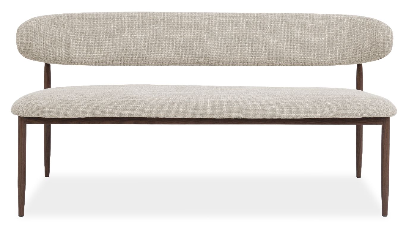Eetbank Beige Walnut Kumo