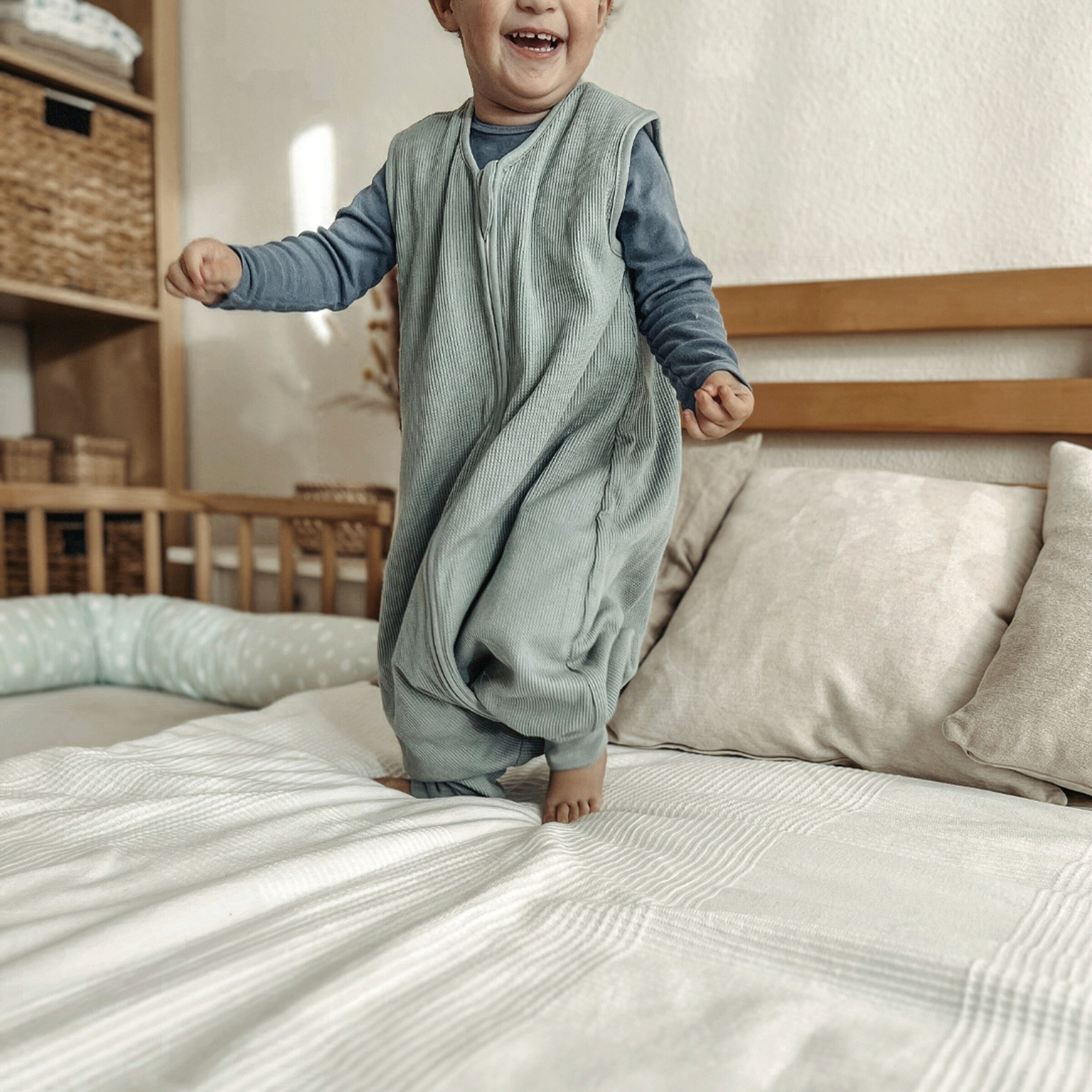 emma & noah Ganzjahres-Sleepoverall Essential 1.0 TOG Essential mint