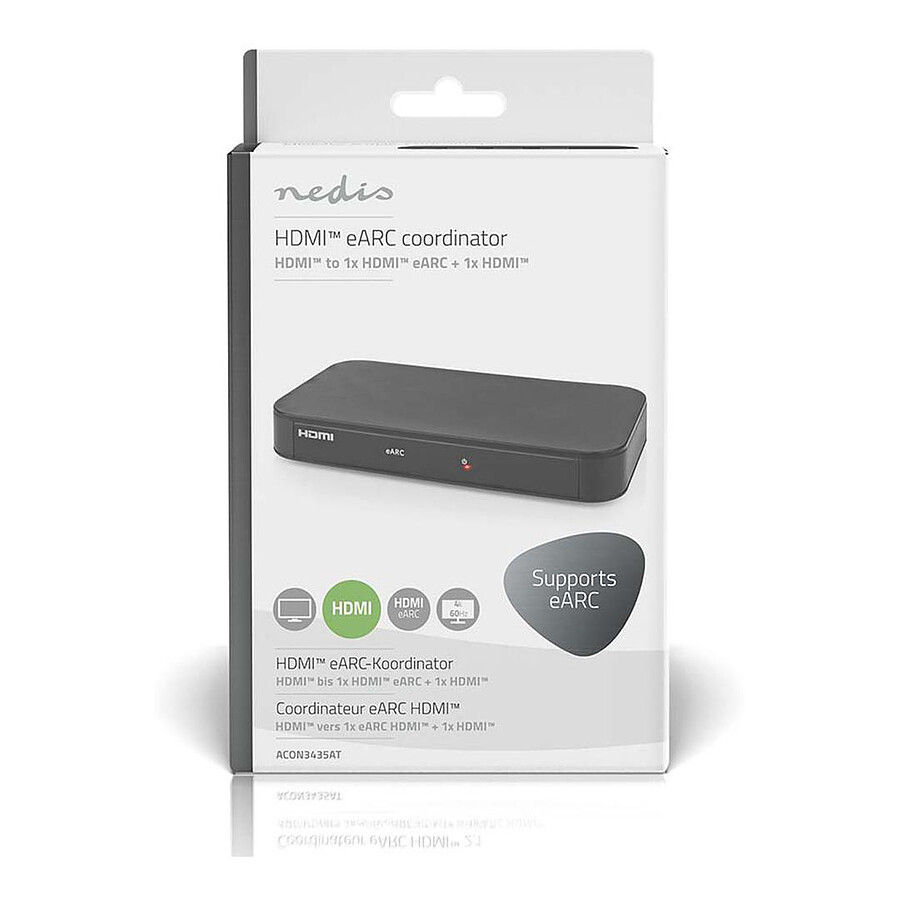 Nedis Convertisseur audio digital HDMI eARC vers HDMI ARC et eARC