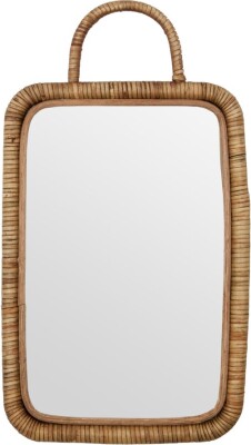 Meraki - Spejl Til Væg - Baki - Rattan - Natural - 36X24 CM