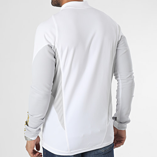 Tee Shirt Manches Longues A Bandes FAF 22 HF1457 Beige Clair