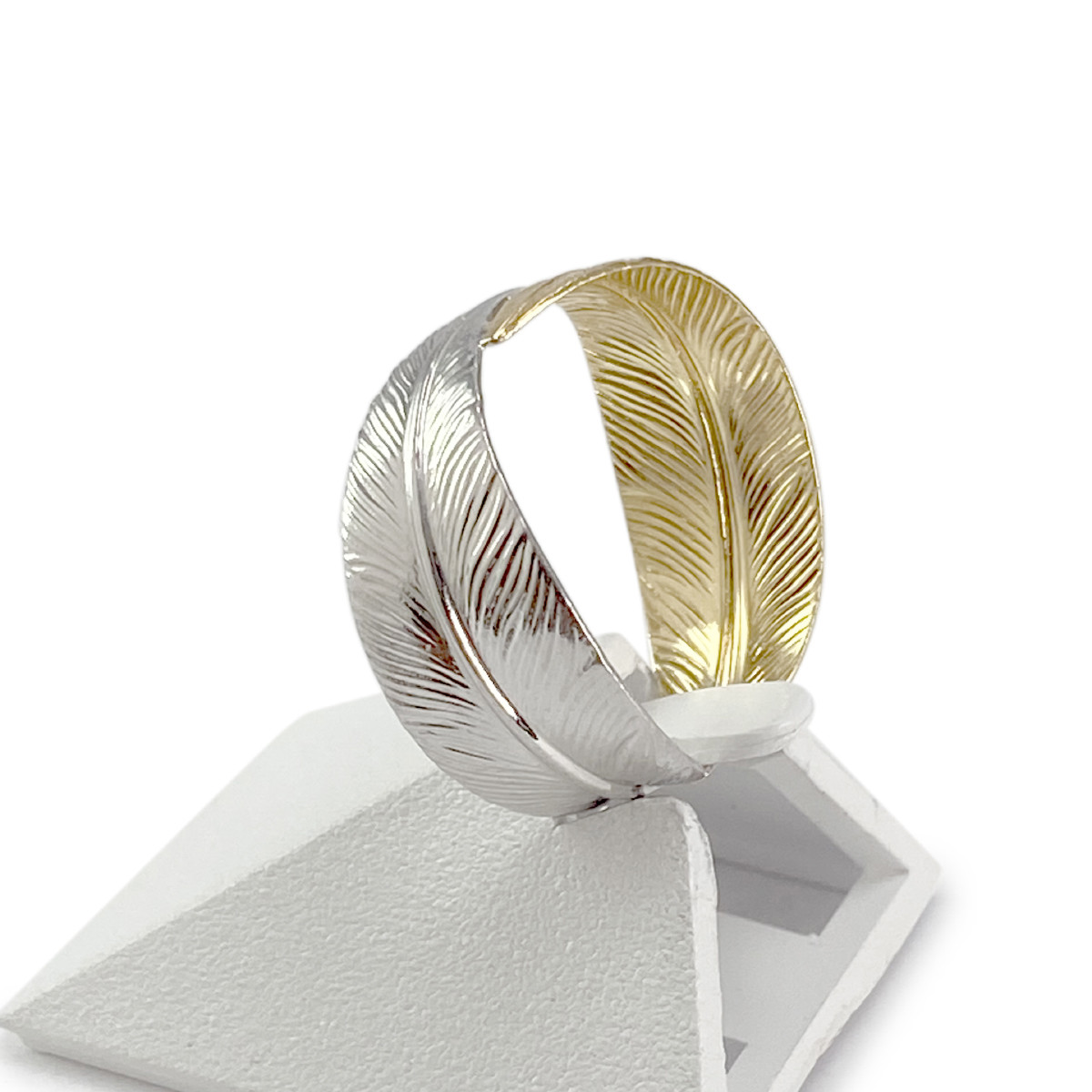 Bague d'occasion or 750 2 tons