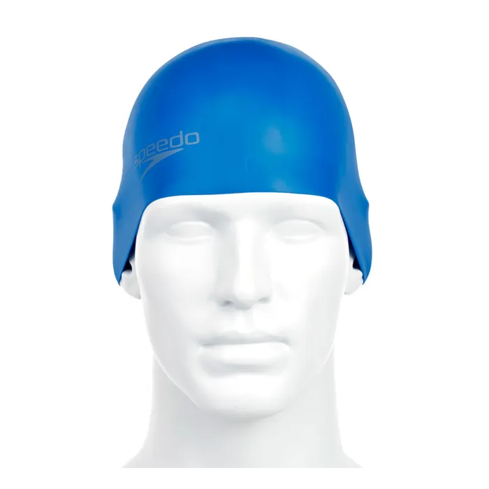 Speedo Plain Moulded Silicone Badmuts Senior