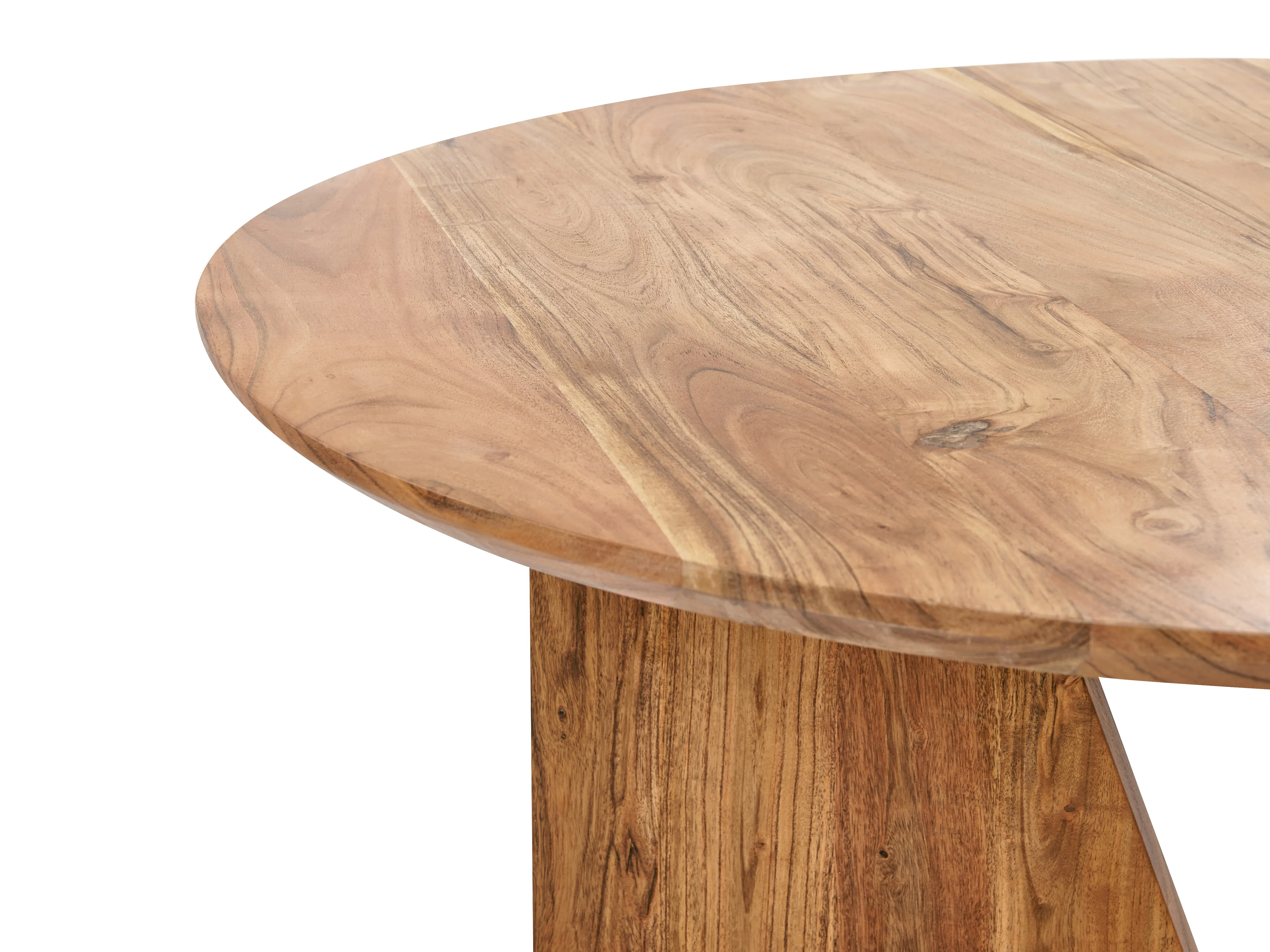 Eettafel ARRAN Bruin 100 cm Acaciahout 100 cm