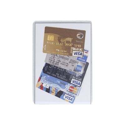 Exacompta - Pochette de protection - 65 x 95 mm - translucide incolore