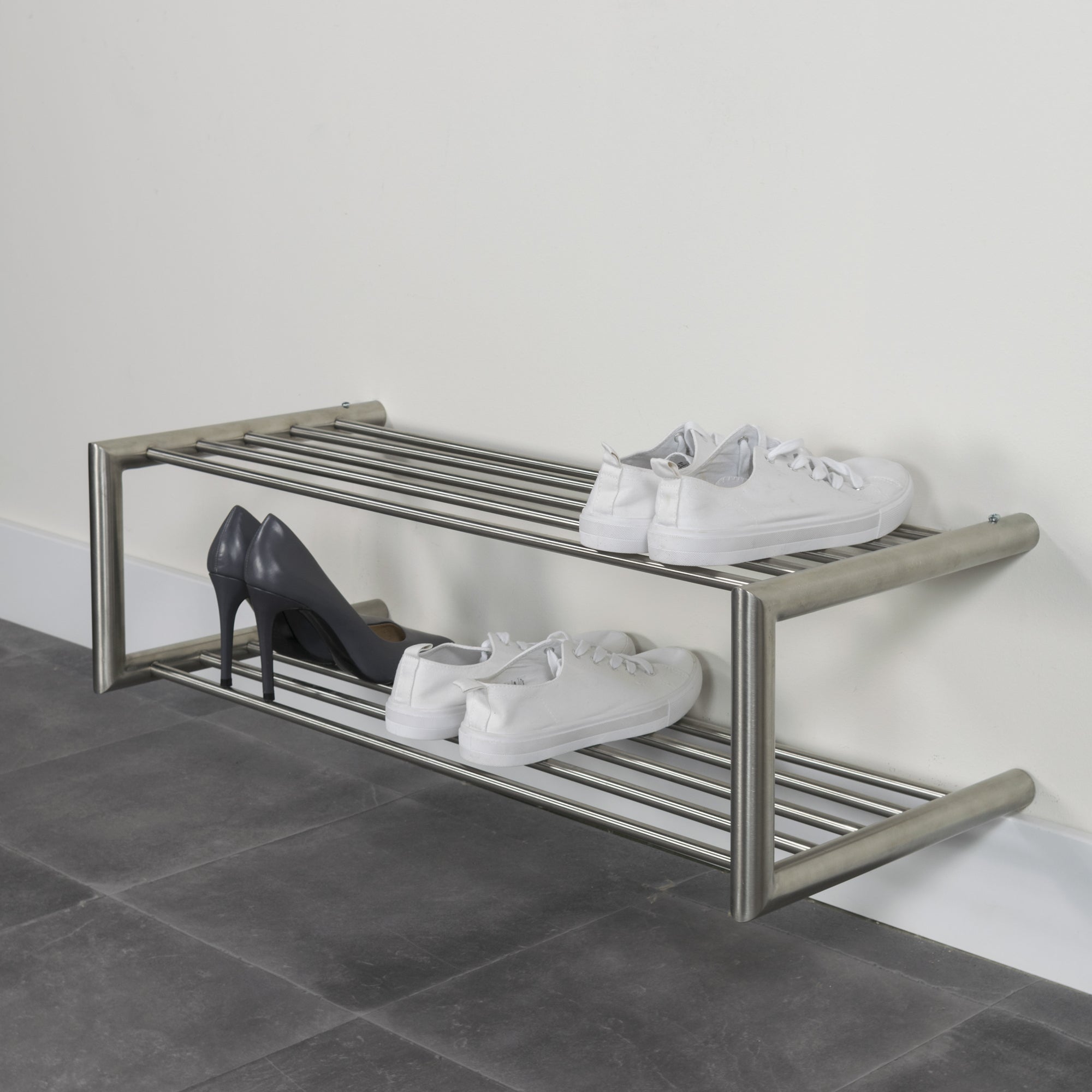 Spinder Design Soenz Schoenenrek - RVS