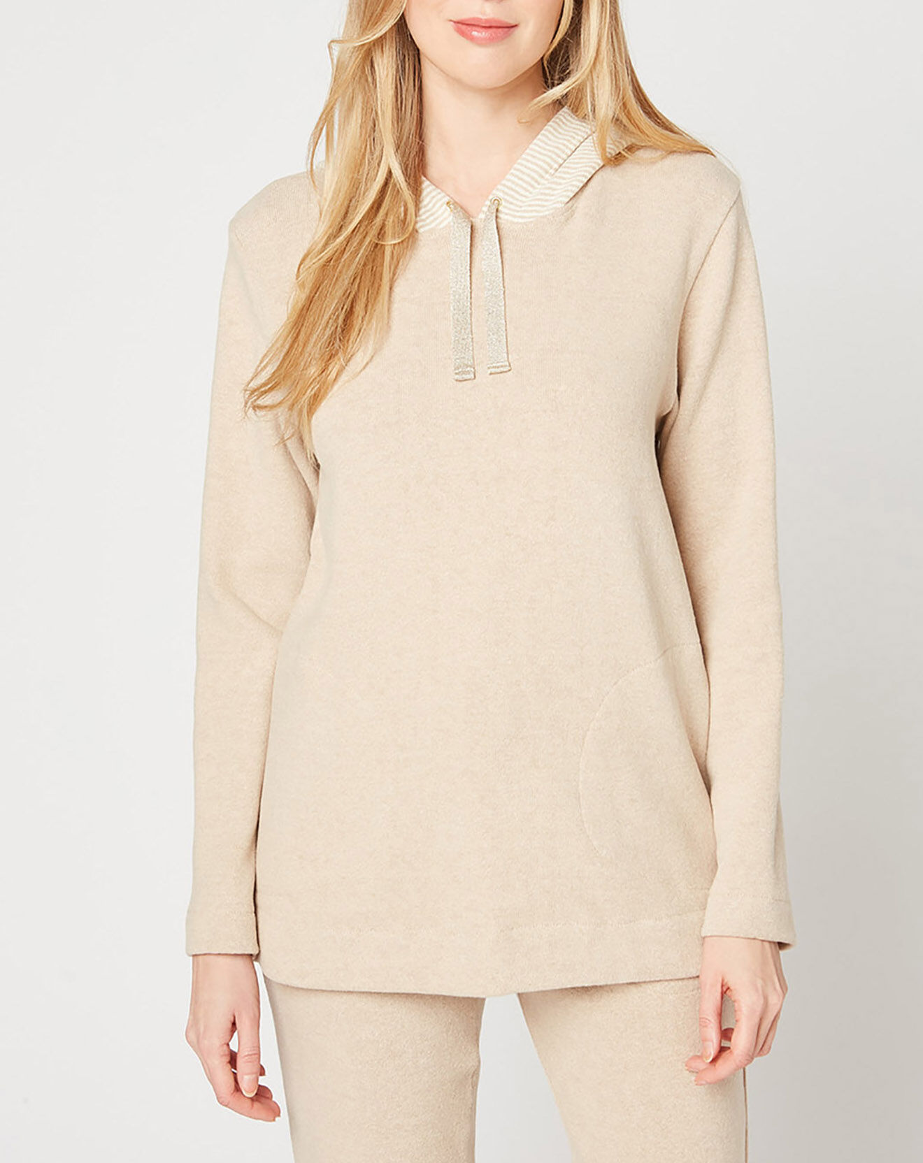 Le Chat Sweat Sweethome beige/blanc