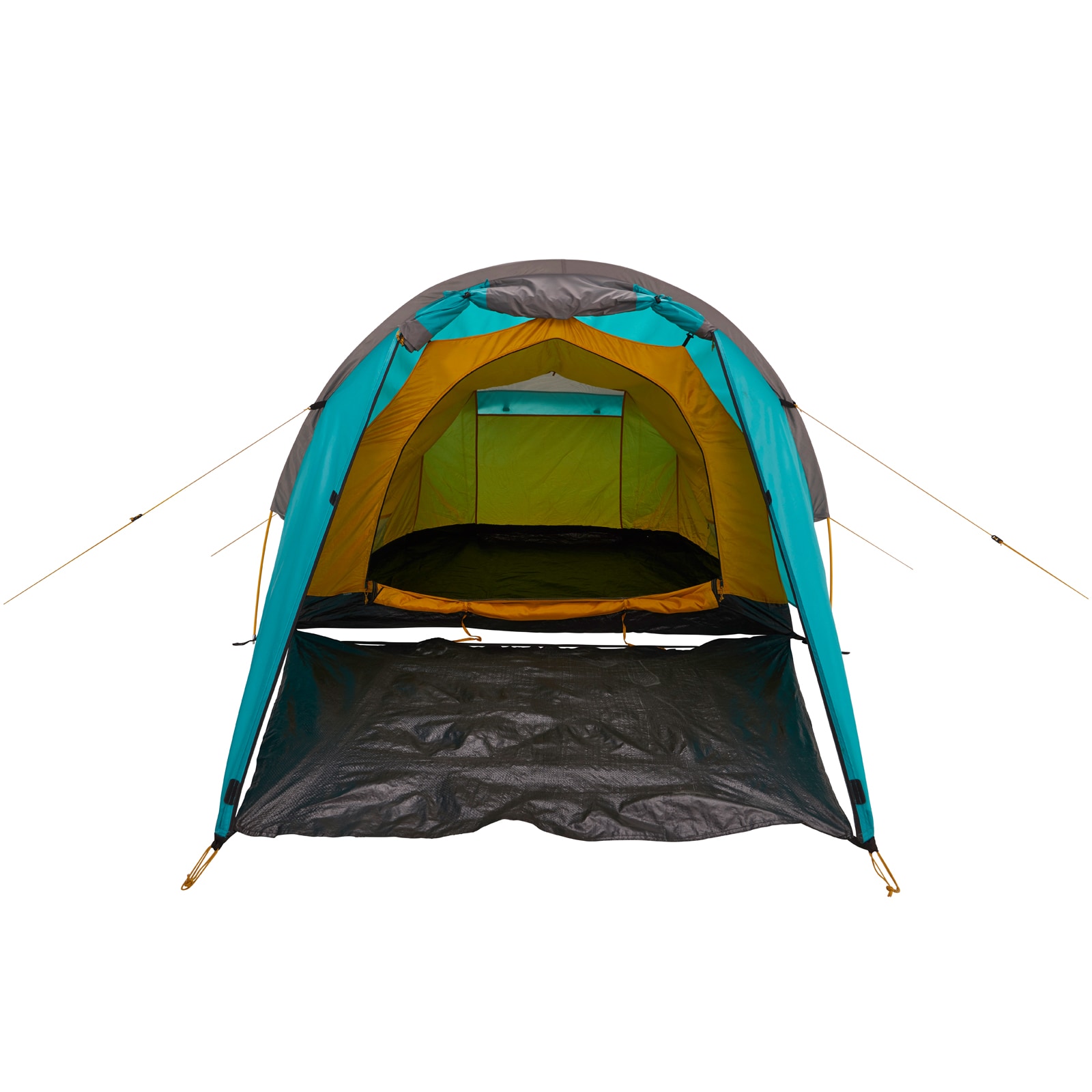 GRAND CANYON Tunelzelt Robson 2 Personen Zelt Familien Camping Leicht Vorraum Farbe: Blue Grass
