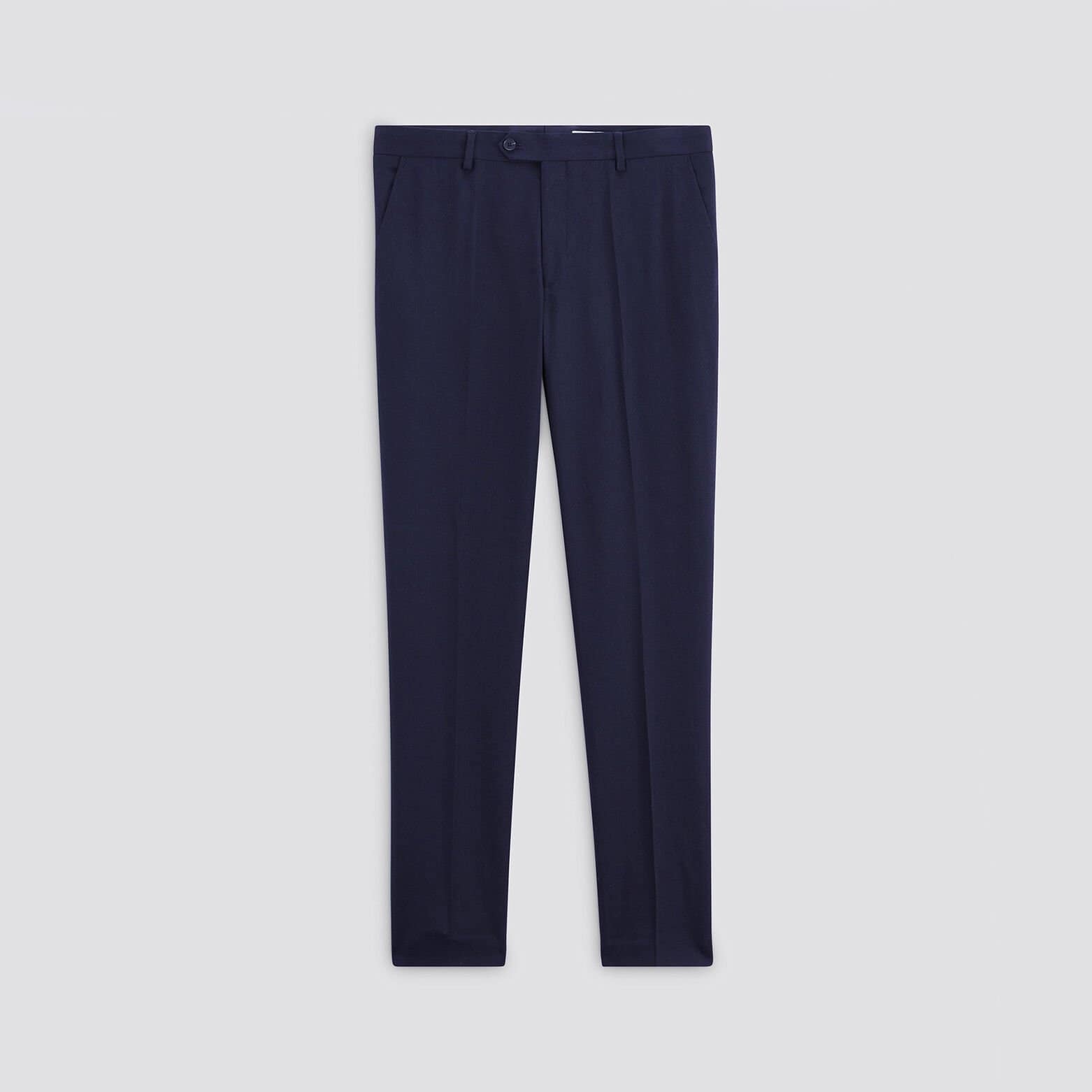Pantalon de costume coupe slim Bleu Marine