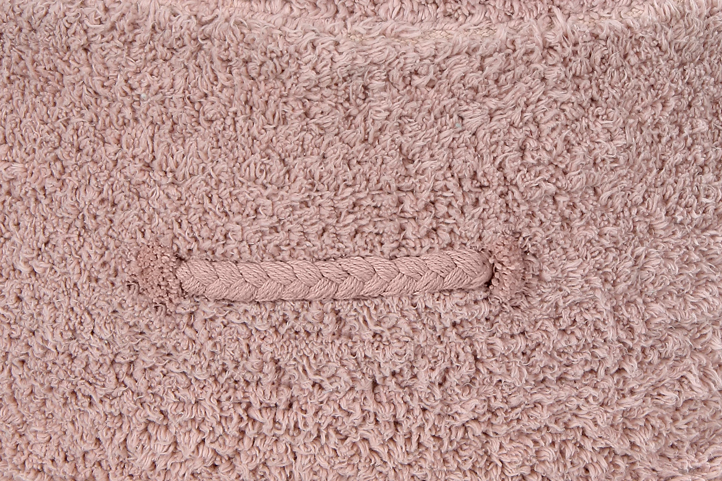 CHILL - Pouf rond couvert en coton | Rose