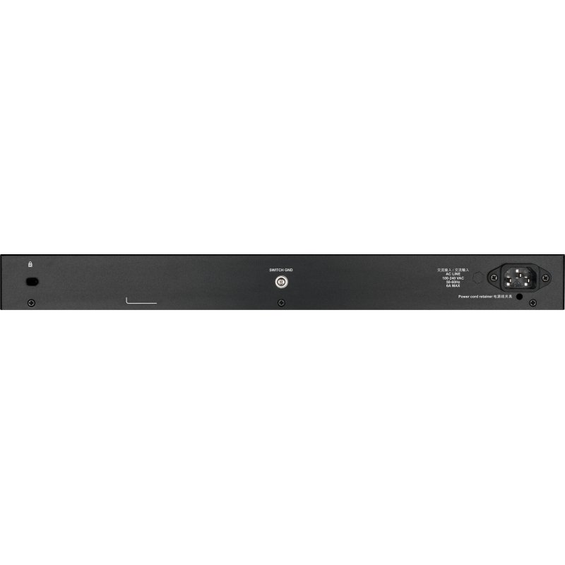 D-Link DGS-1250-52XMP Géré L3 Connexion Ethernet, supportant l'alimentation via ce port (PoE) Noir