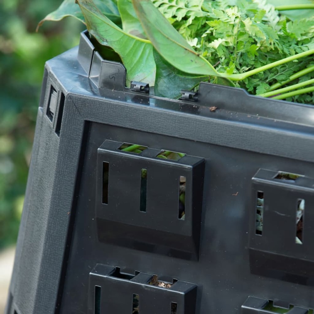 Bac à compost noir 1200 l
