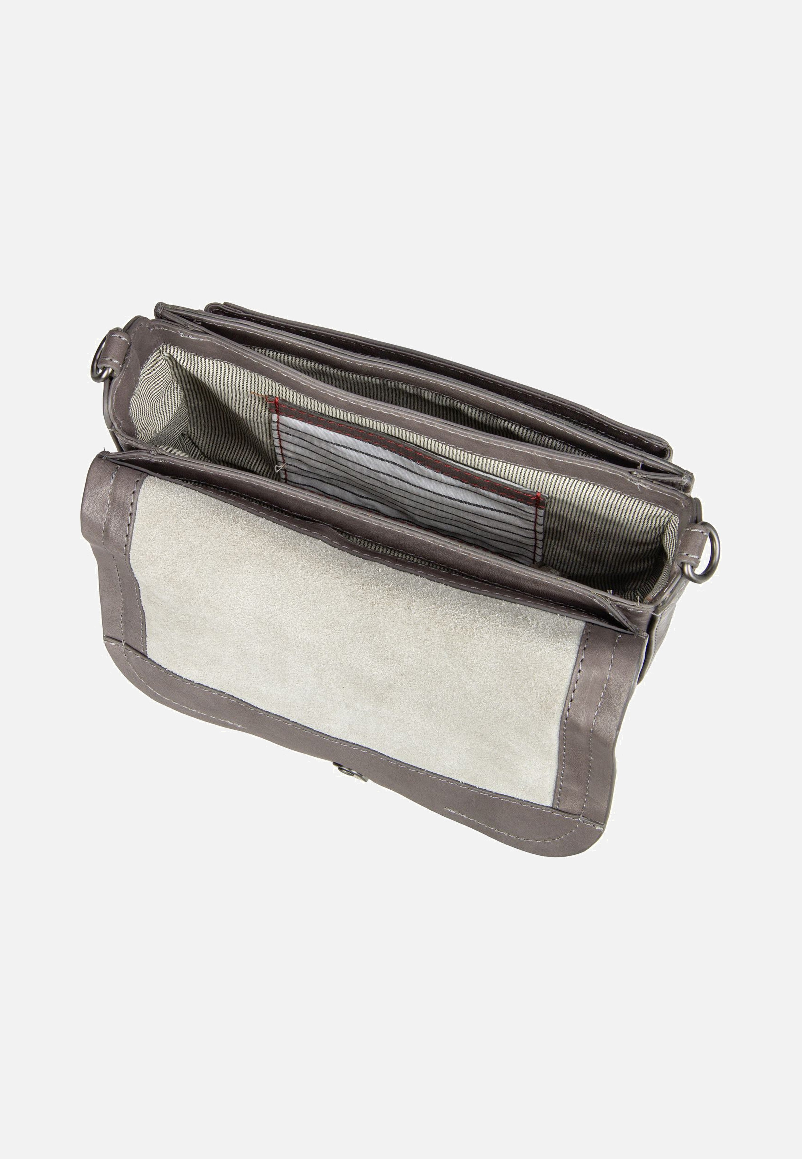 Mrs. Waffle Oyster Grey - Saddle Bag