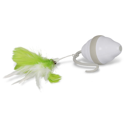 EBI Speedy Mouse Katzenspielzeug 13.5x12.5x6.8cm weiss-grün