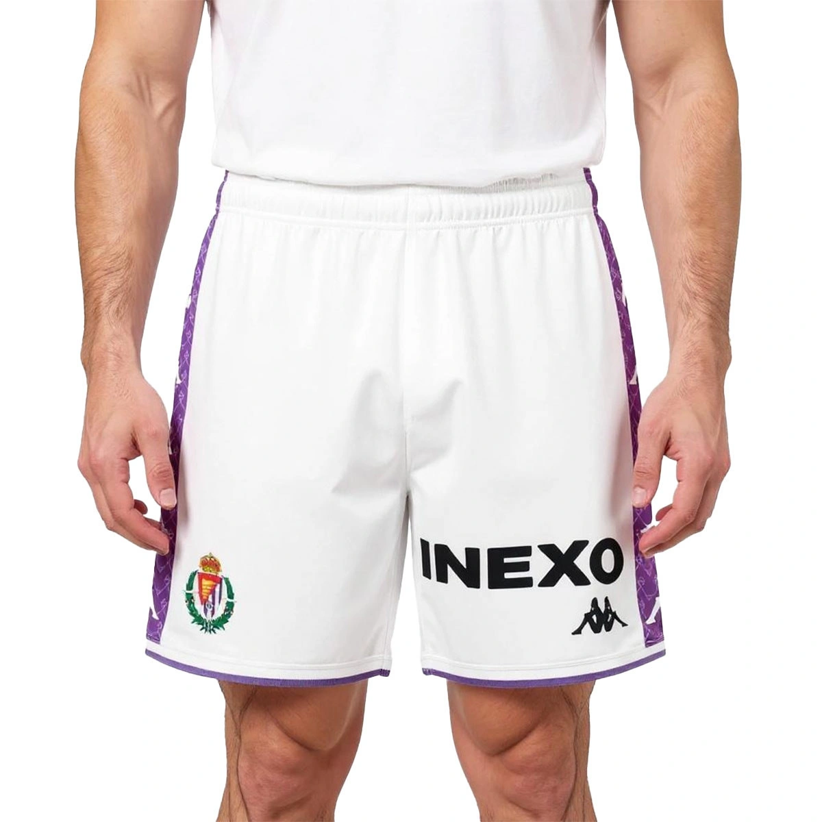 Calções Kappa Real Valladolid Primeiro Equipamento 2025-2026