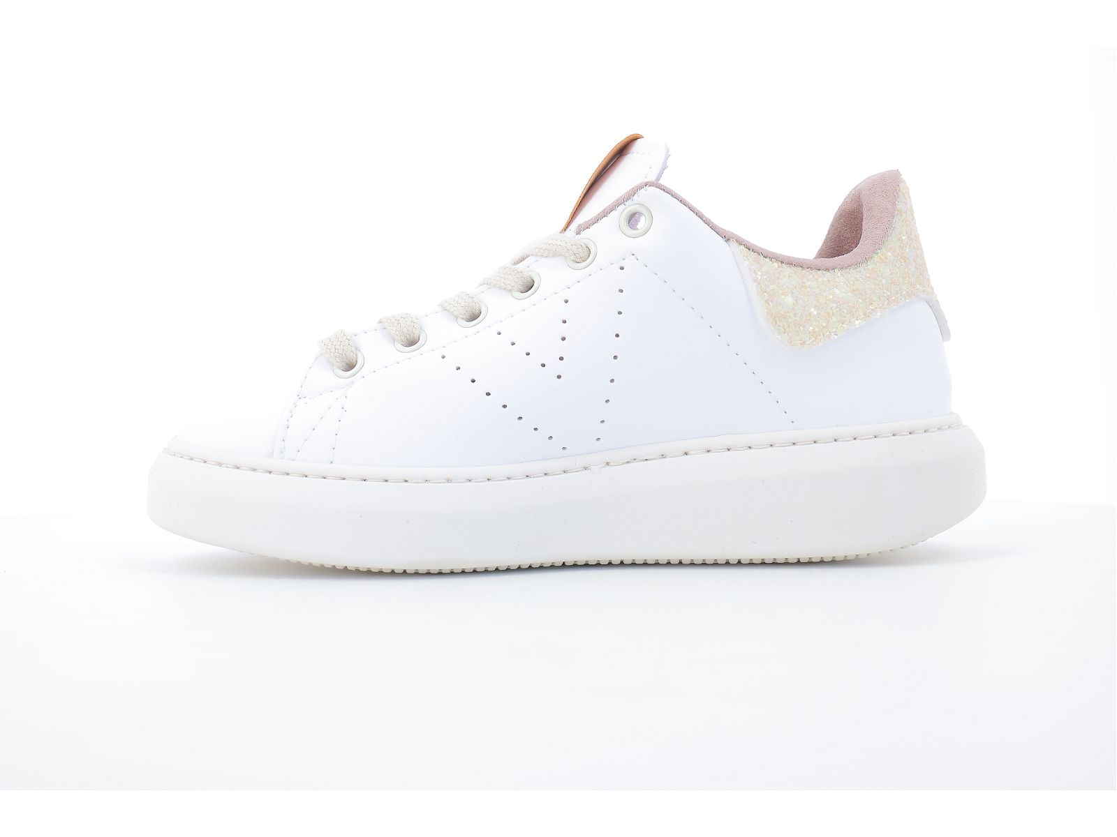 Victoria-1263103 Matières combinées Blanc Rose