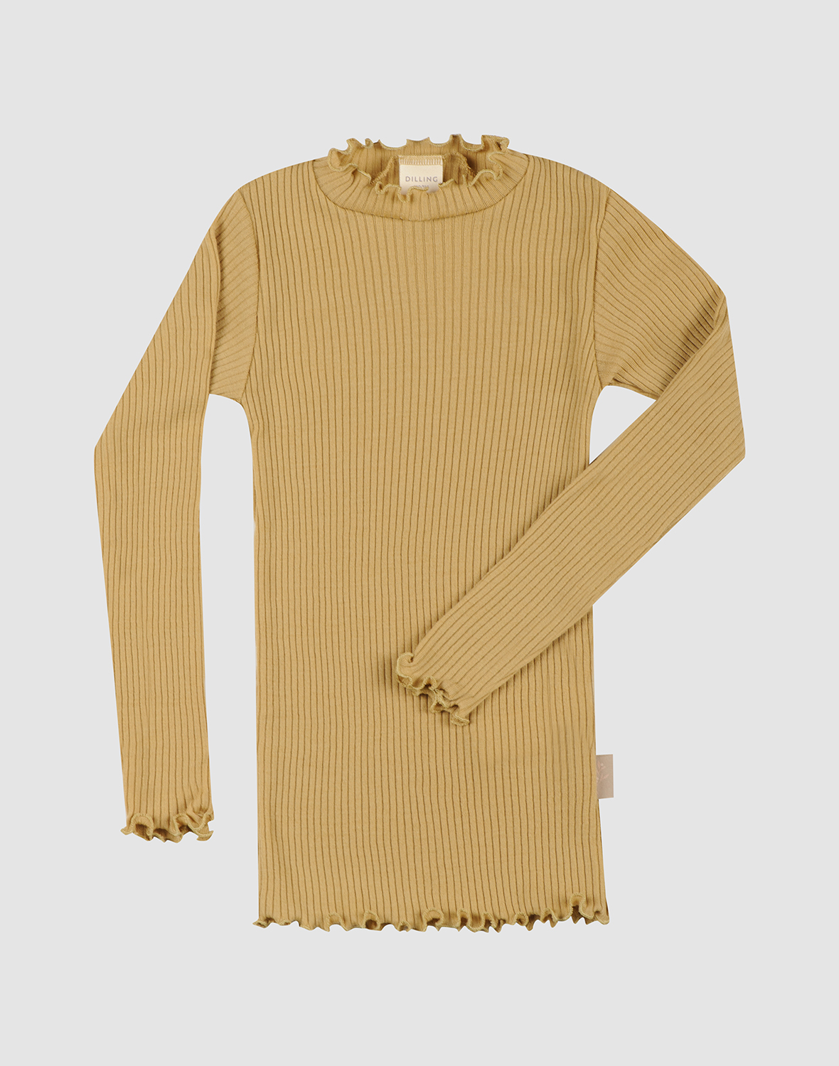 Shirt met ruches van merinowol voor kinderen