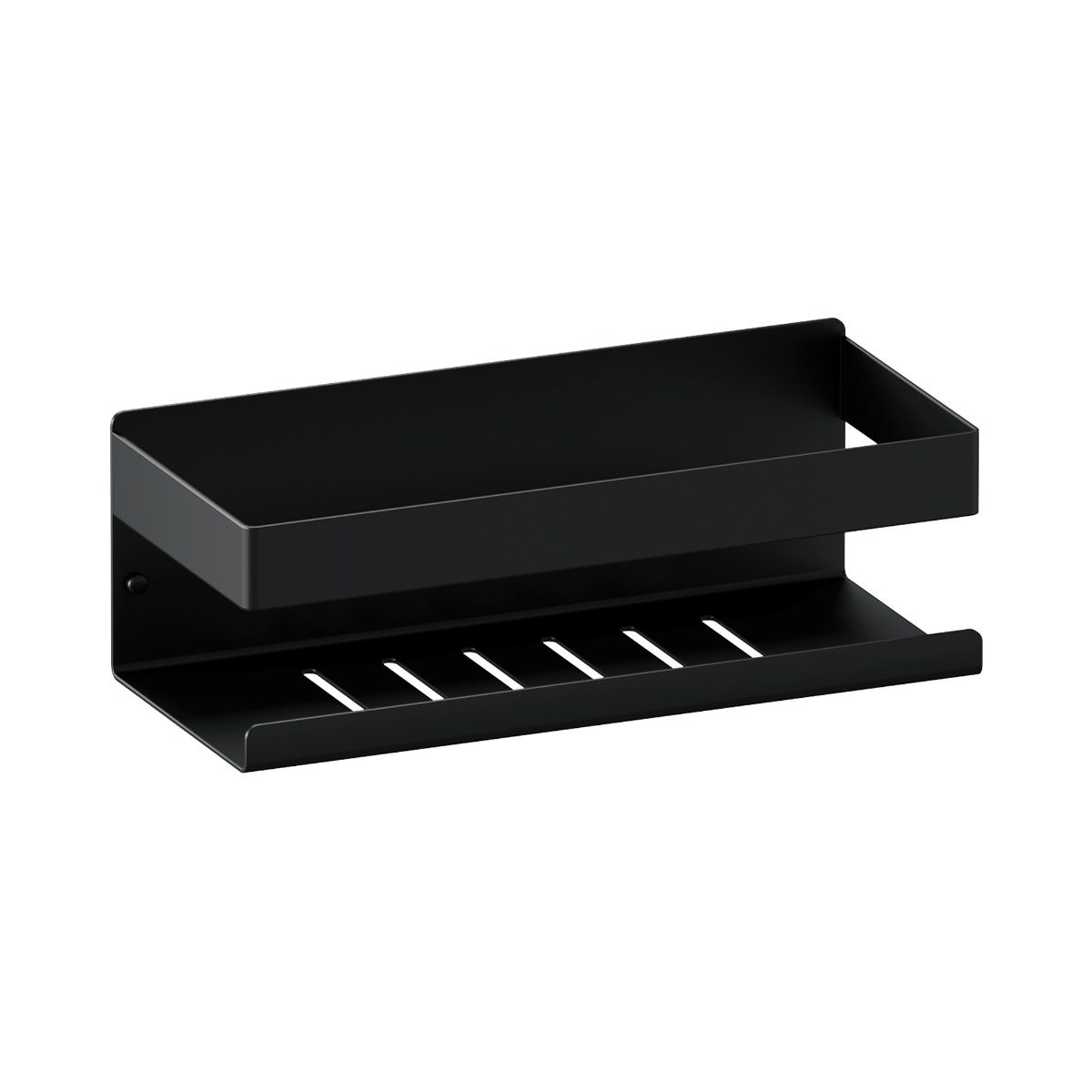 Brauer Black Edition doucherek 23cm mat zwart