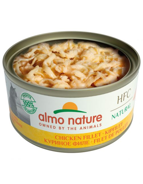Almo Nature Hfc Cat Natural Blik 70 g - Kattenvoer