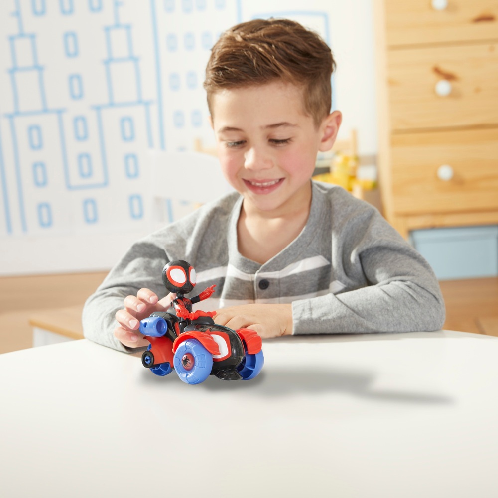 Marvel Spidey und seine fantastischen Freunde Miles Morales und Techno-Racer