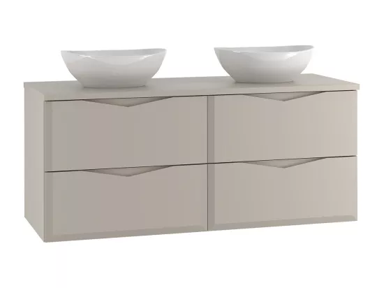 Meuble double vasque 120cm Ellie Cachemire
