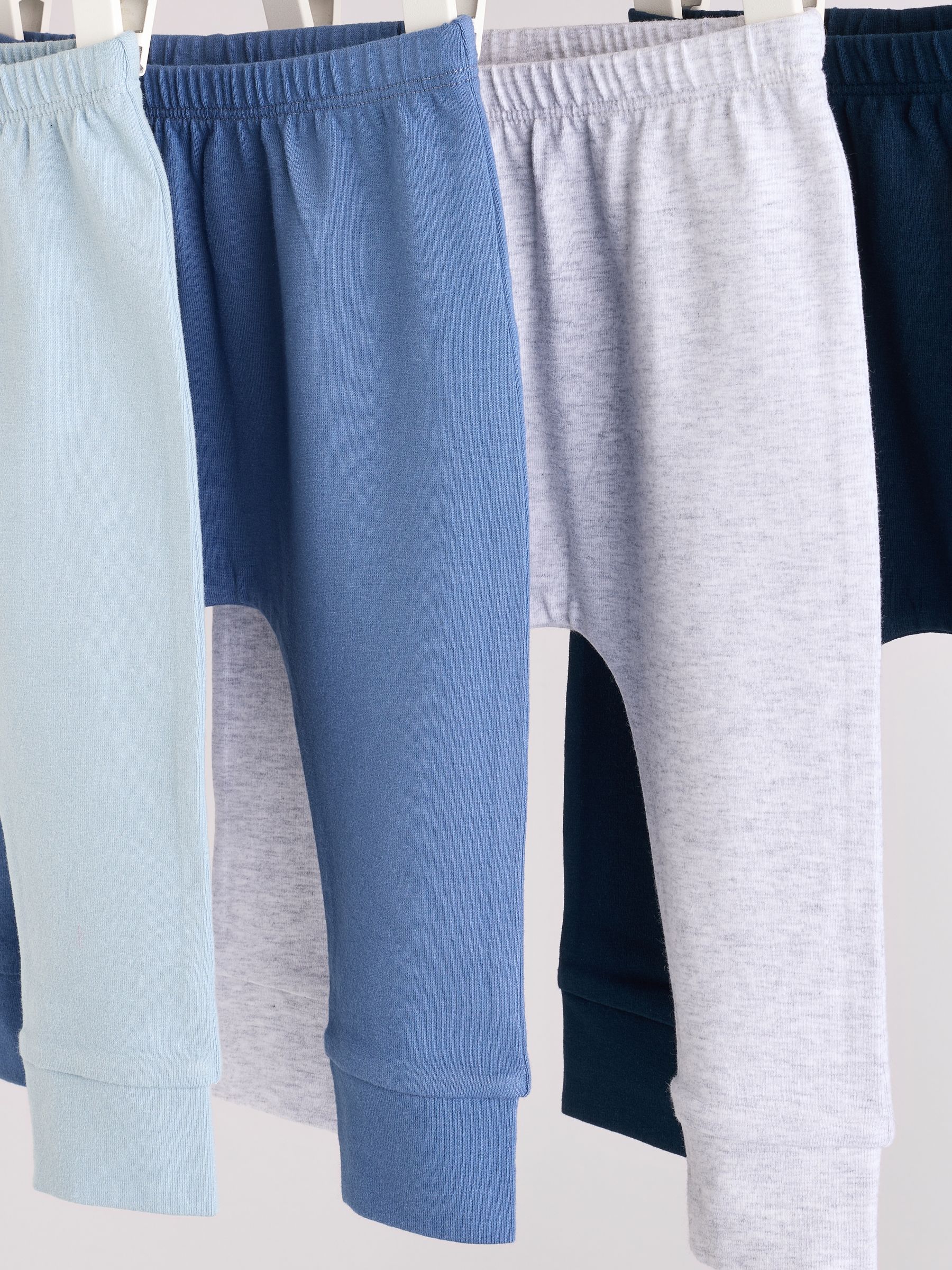 Blauw - Verpakking van 4 babyleggings (0 mnd -3 jr)