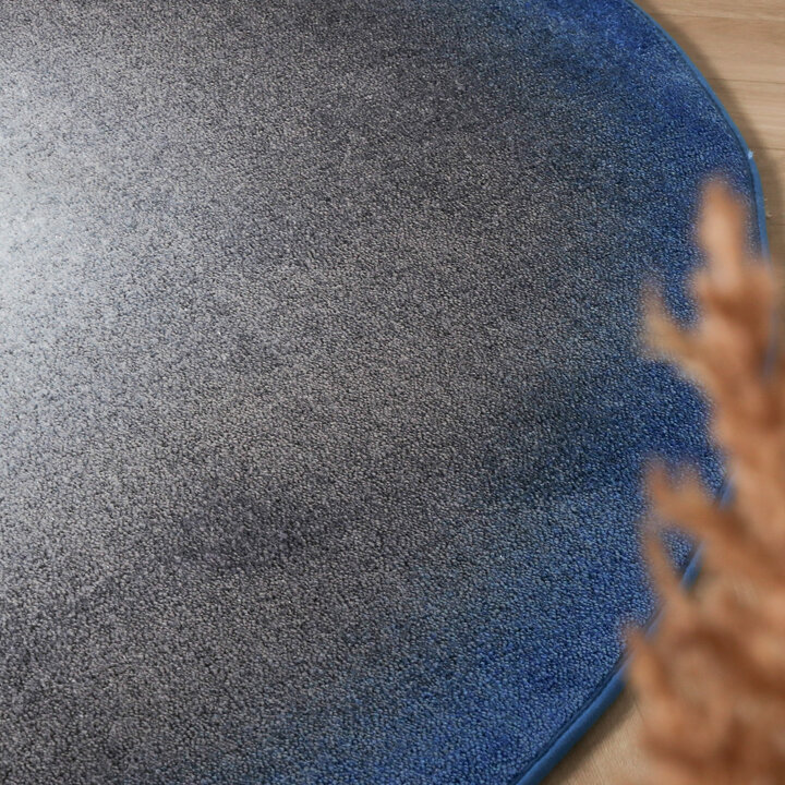 Organisch vloerkleed - Mellow Blauw