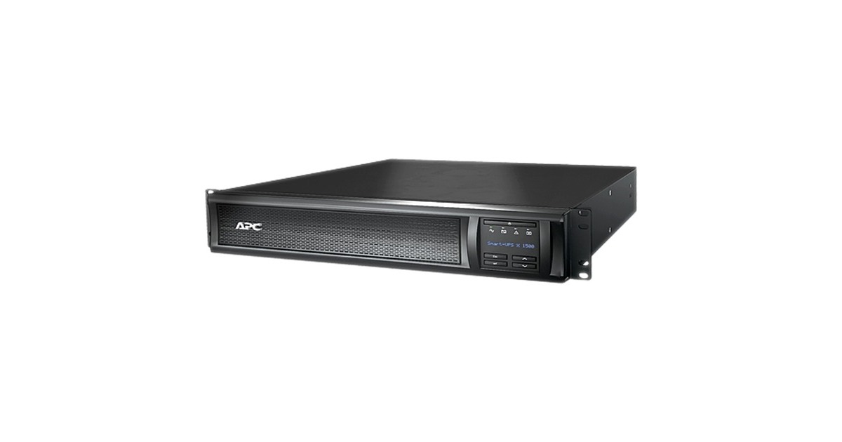 APCSmart-UPS X 1500VA noodstroomvoeding ups  (Zwart, 8x C13 uitgang, USB, NMC, 2U, SMX1500RMI2UNC, Retail)