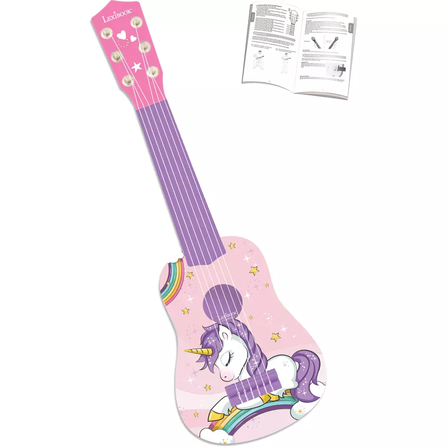 LEXIBOOK Einhorn - Meine erste Gitarre 53 cm