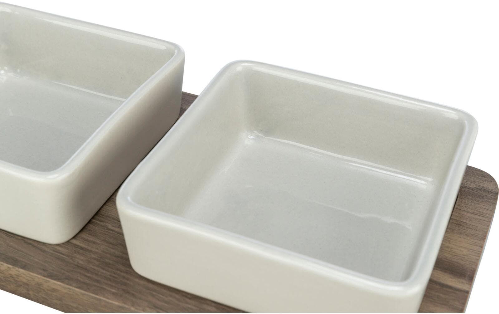 Keramiknapf Set CityStyle, 2 × 0.4 l, Grau/BraunNapf