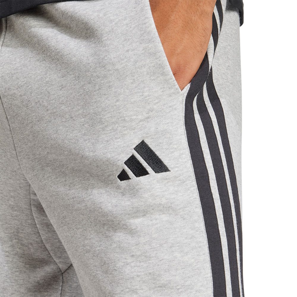 adidas Essentials 3-Streifen French Terry Shorts Herren medium grey heather