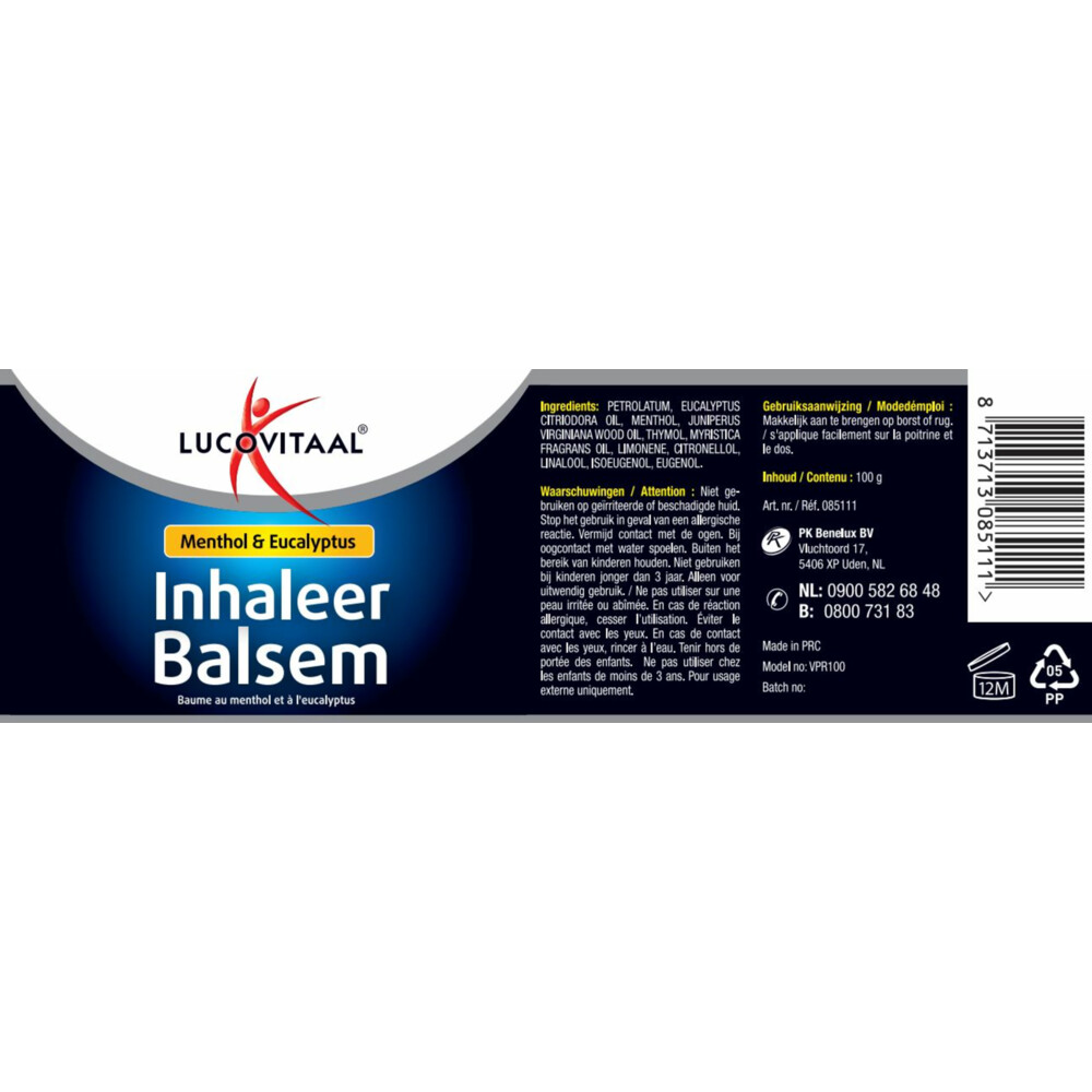 Lucovitaal Inhaleer Balsem100 gr