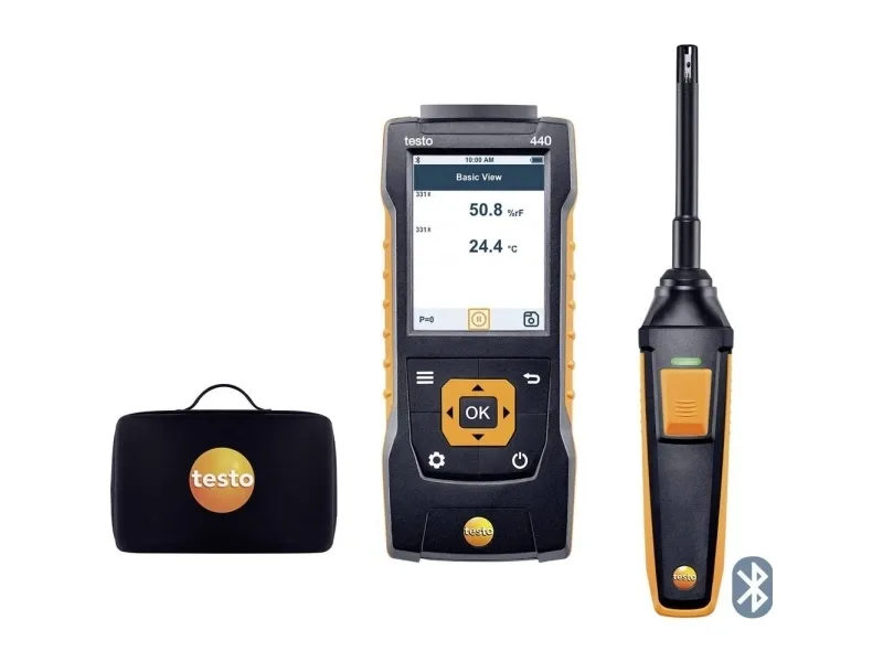 testo 440 Set RH Luftfugtighedsmåler (hygrometer) 0 % rF 100 % rF