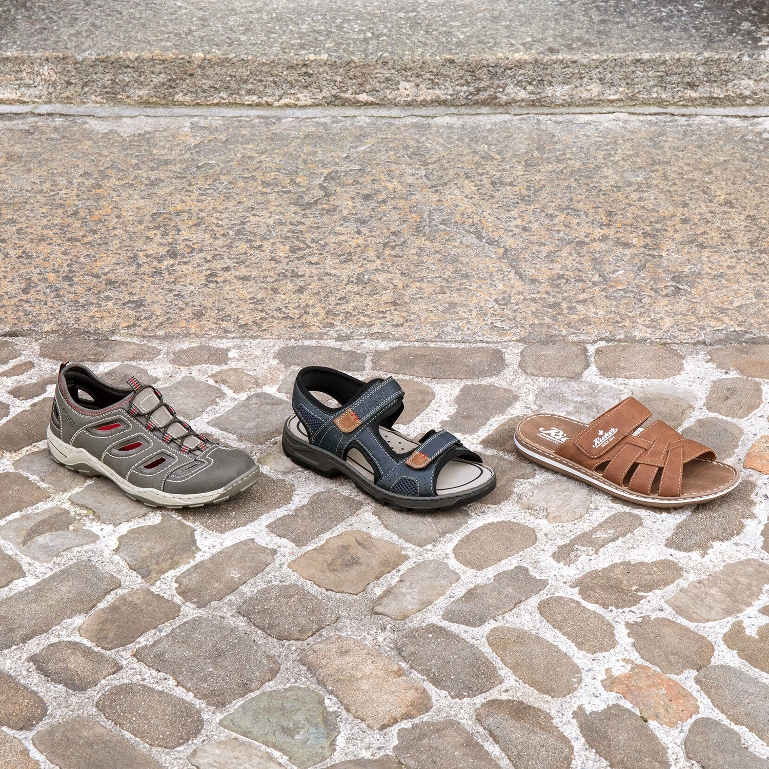 Funktioneller Rieker Outdoor-Schlupfschuh