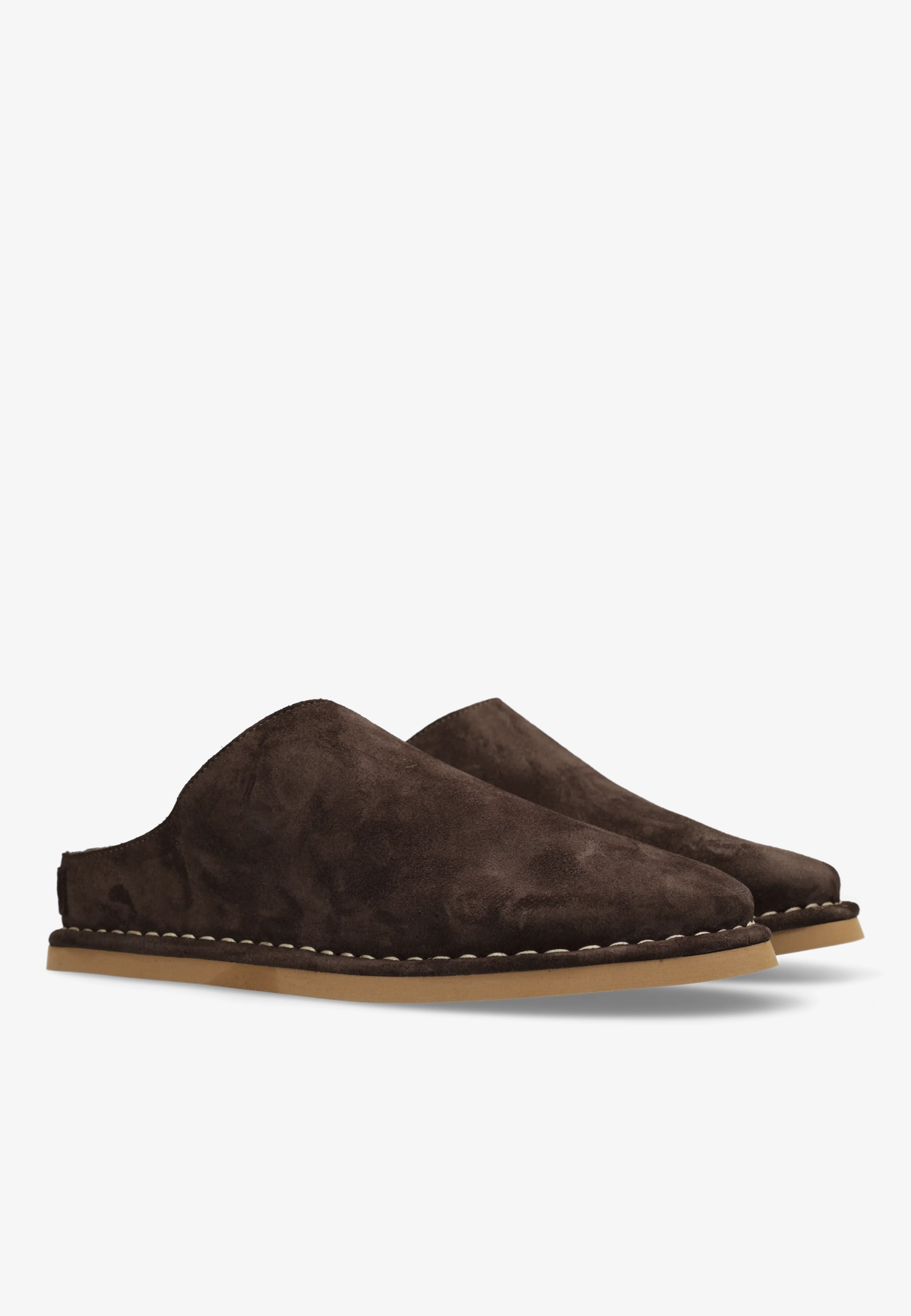 WILJA SLIPPER suede Dark Brown