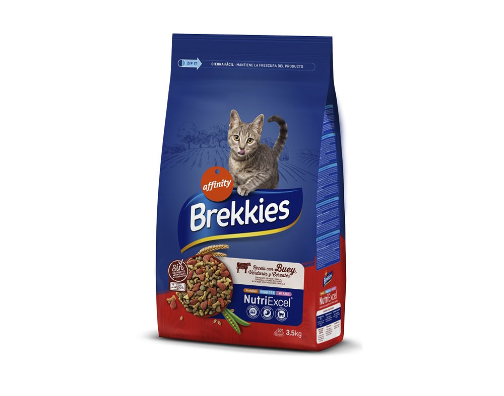 RAÇÃO GATO BREKKIES VACA 3.5KG