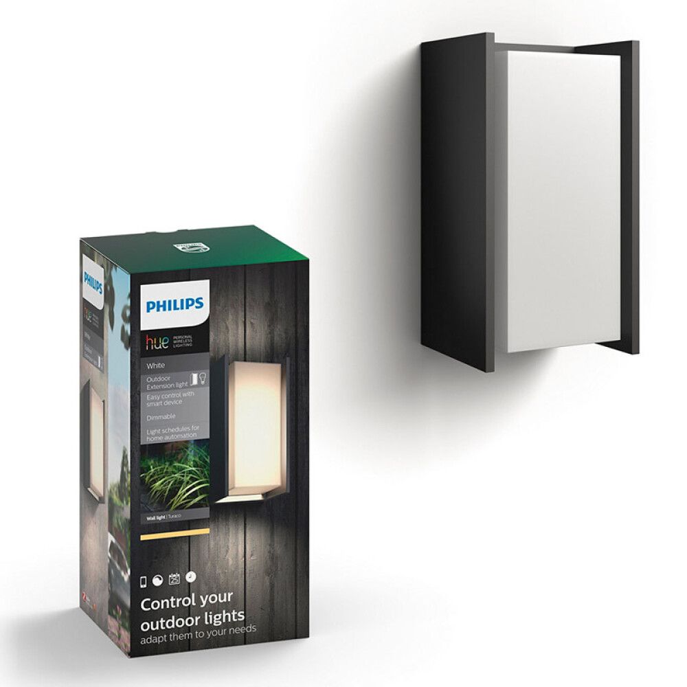 VEGGLAMPE PHILIPS HUE TURACO SVART