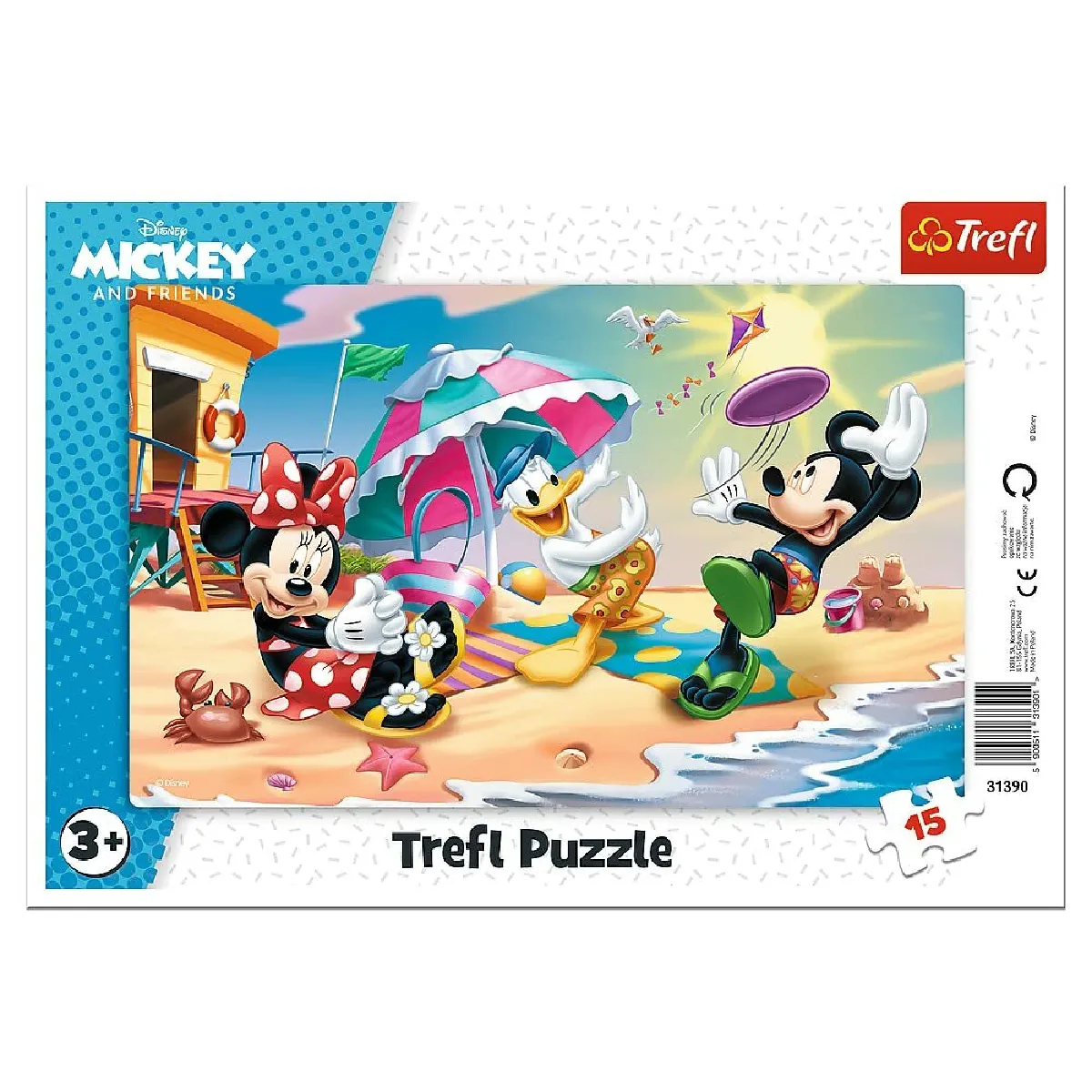Trefl Amis 15 Pièces Disney Mickey Mouse