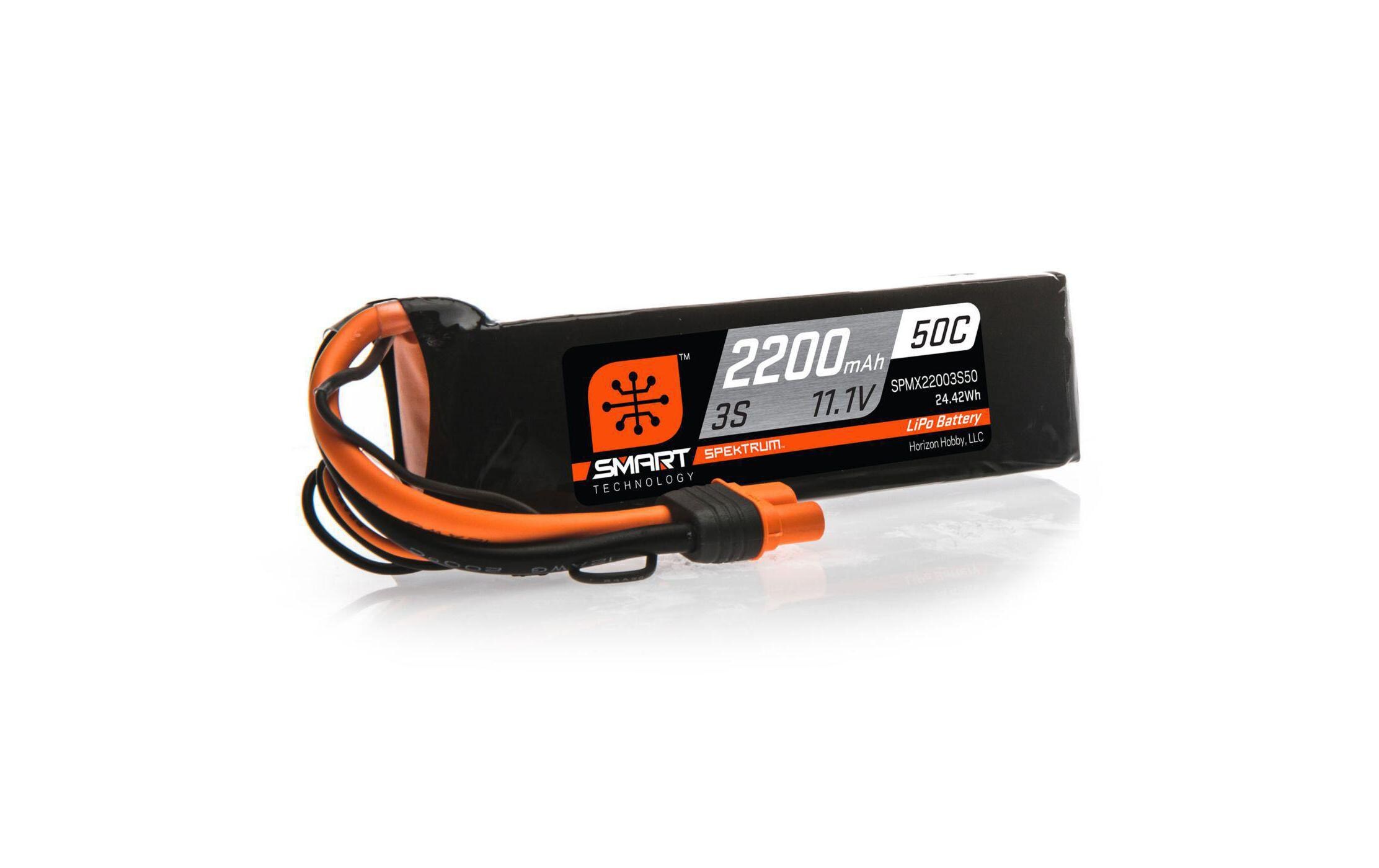 RC-Akku LiPo 2200 mAh 11.1 V 50C Smart3S LiPo-Akku für Flugmodelle