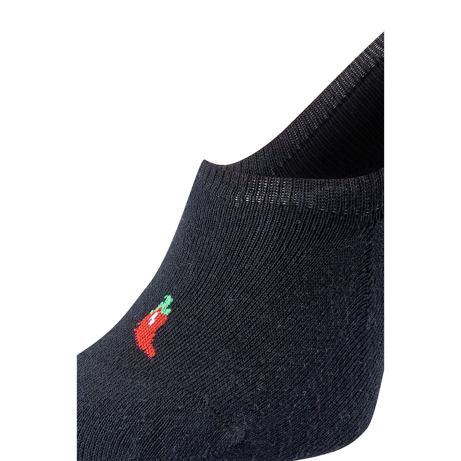 Chili Lifestyle FOOTIES Füßlinge Siliconpad 12 Paar weiß schwarz