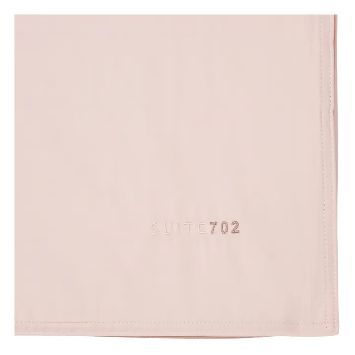 Suite 702 Housse de couette en percale organique | Blush
