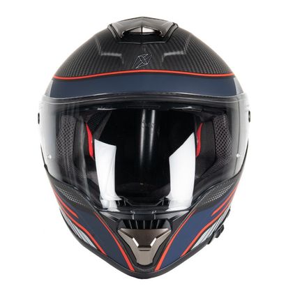 Casque Dexter CONTINENTAL CARBON DECAL MATT 22.06 - Bleu / Rouge