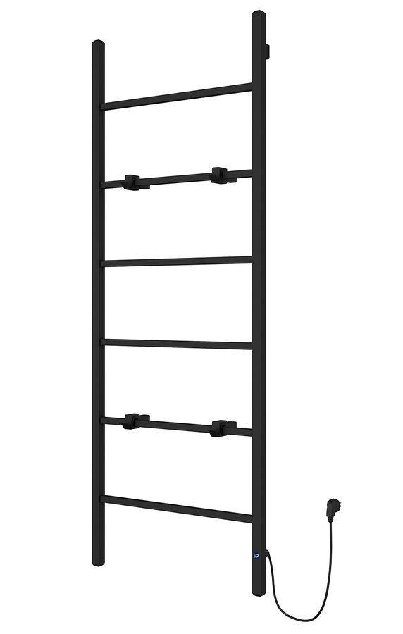 Sapho Barbo elektrische radiator mat zwart 60x160cm 160W