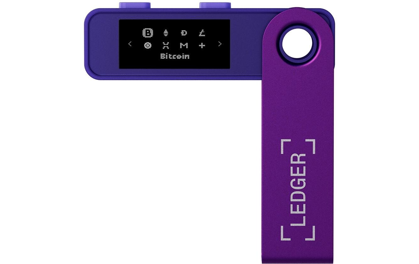 Nano S Plus Amethyst PurpleCrypto-Hardware-Wallet zum Kaufen, Verwalten und Vermehren digitaler Vermögenswerte