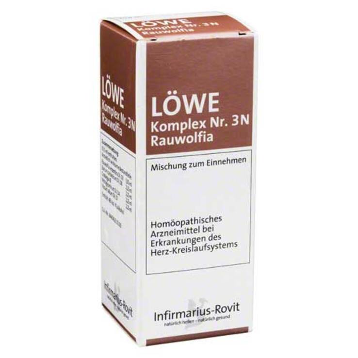 Löwe Komplex Nr. 3 N Rauwolfia Tropfen, 50 ml